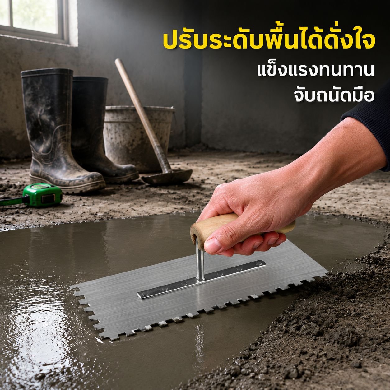 เครื่องฉาบผนังสแตนเลสสำหรับงานก่อสร้าง