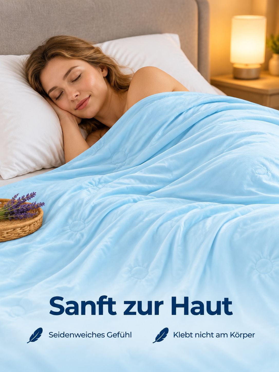 Seidenkühlende Decke