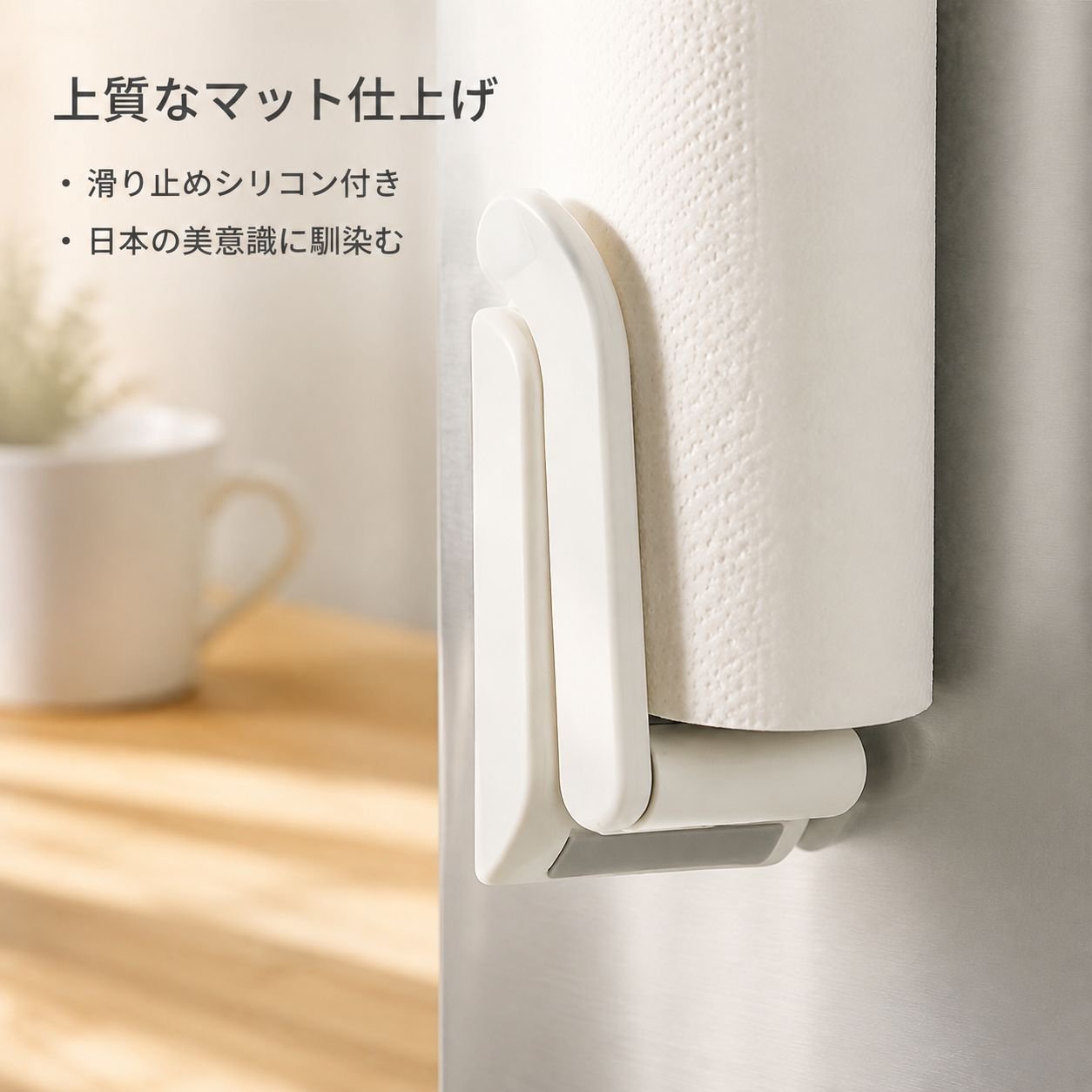 多機能マグネット式キッチン収納ラック