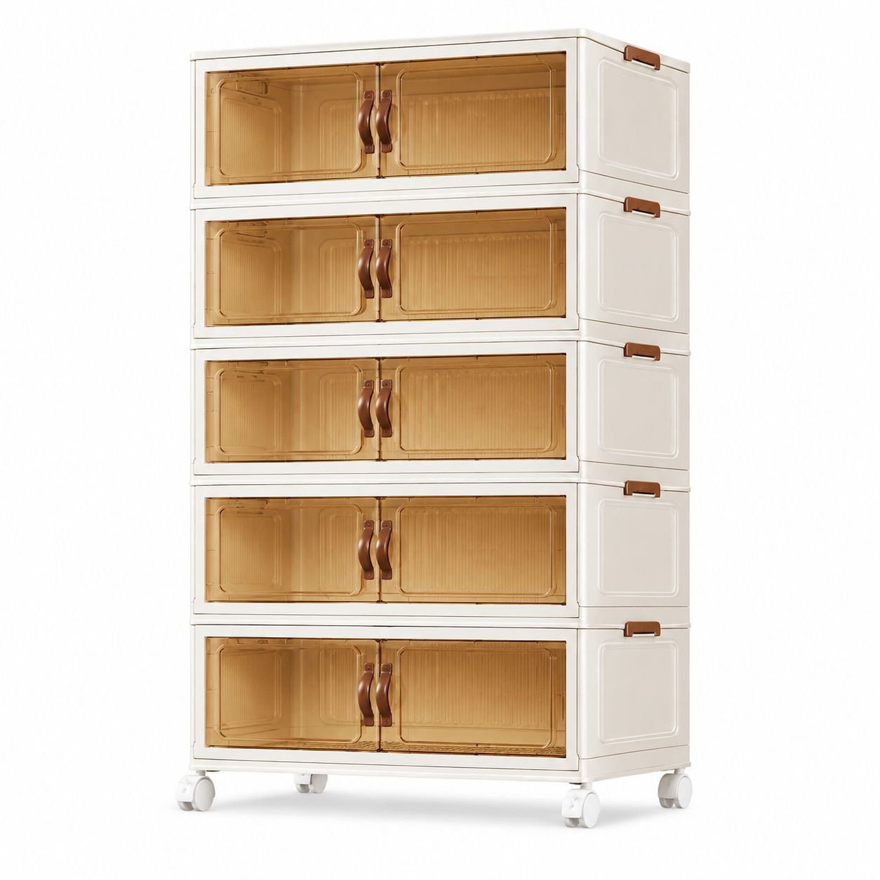 Multi-Layer Foldable Storage Cabinet for Home Bedroom Clothes Organizer