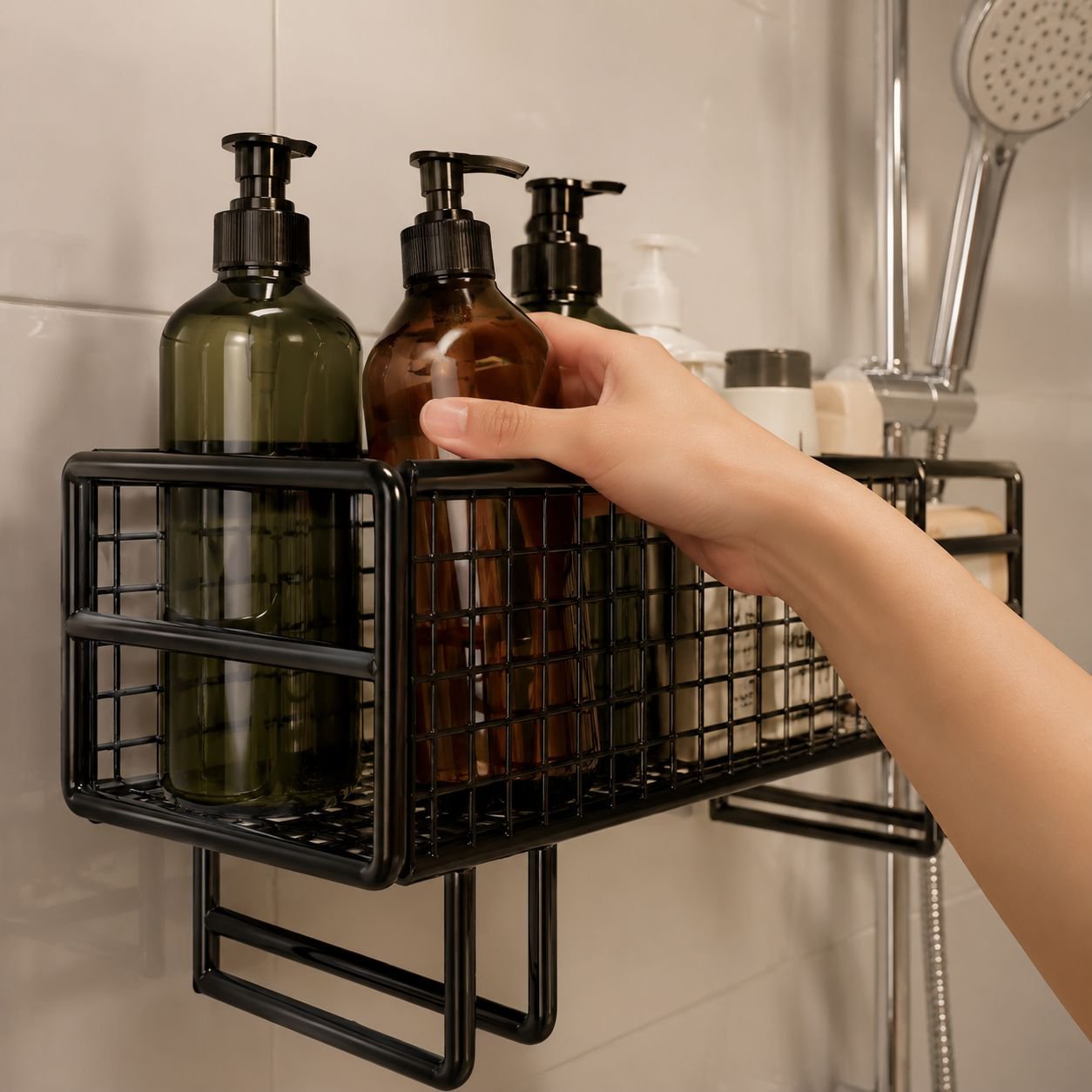 Multifunktionales Badezimmer-Doppelschichtregal für die Toilette
