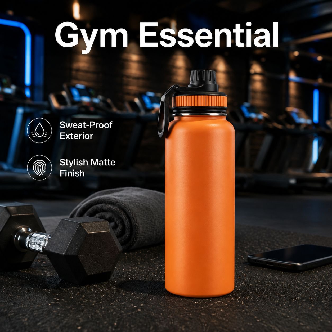 Portable Vacuum Flask Cup for Outdoor Sports and Travel