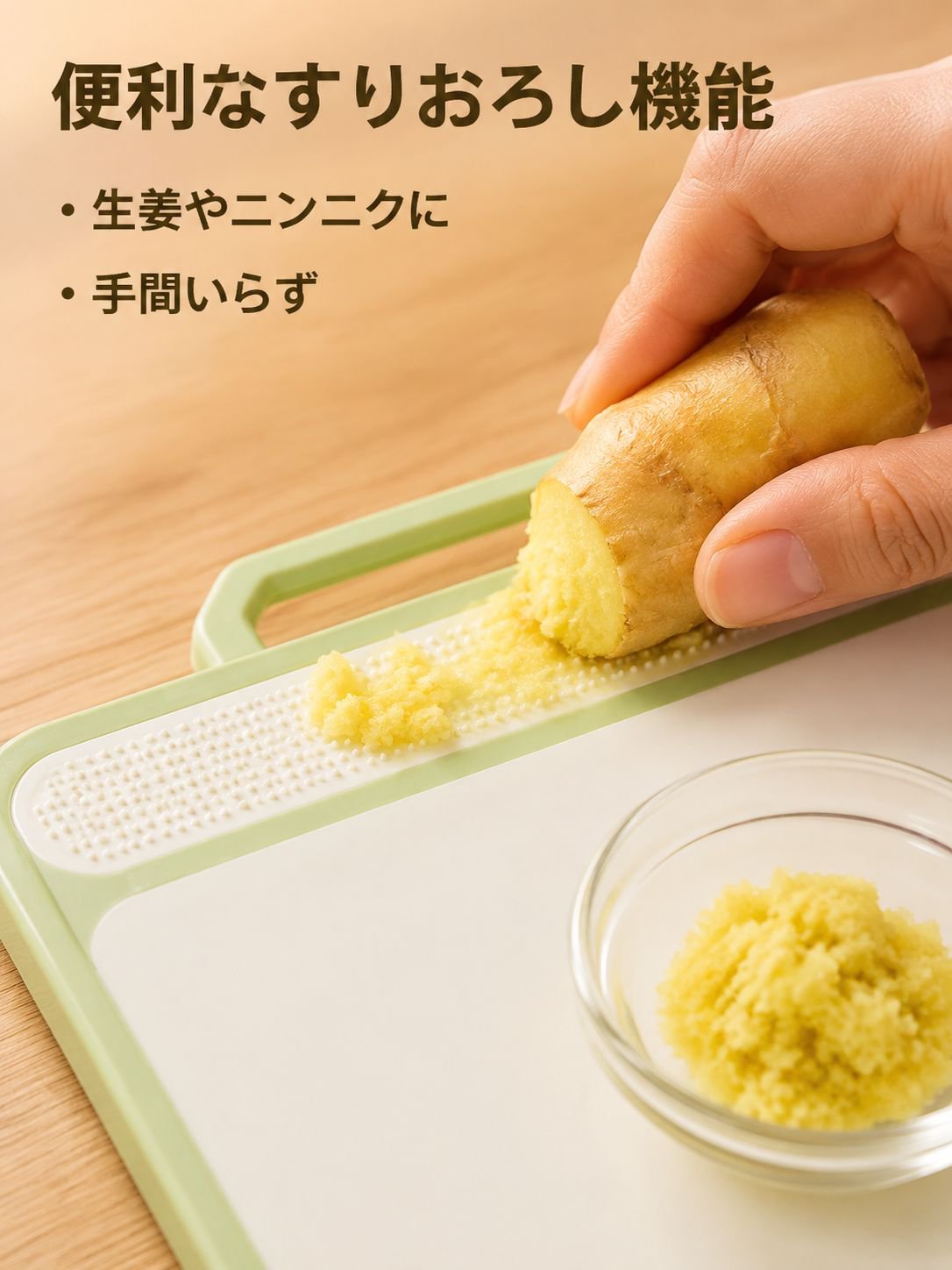 厚みのある抗菌両面まな板
