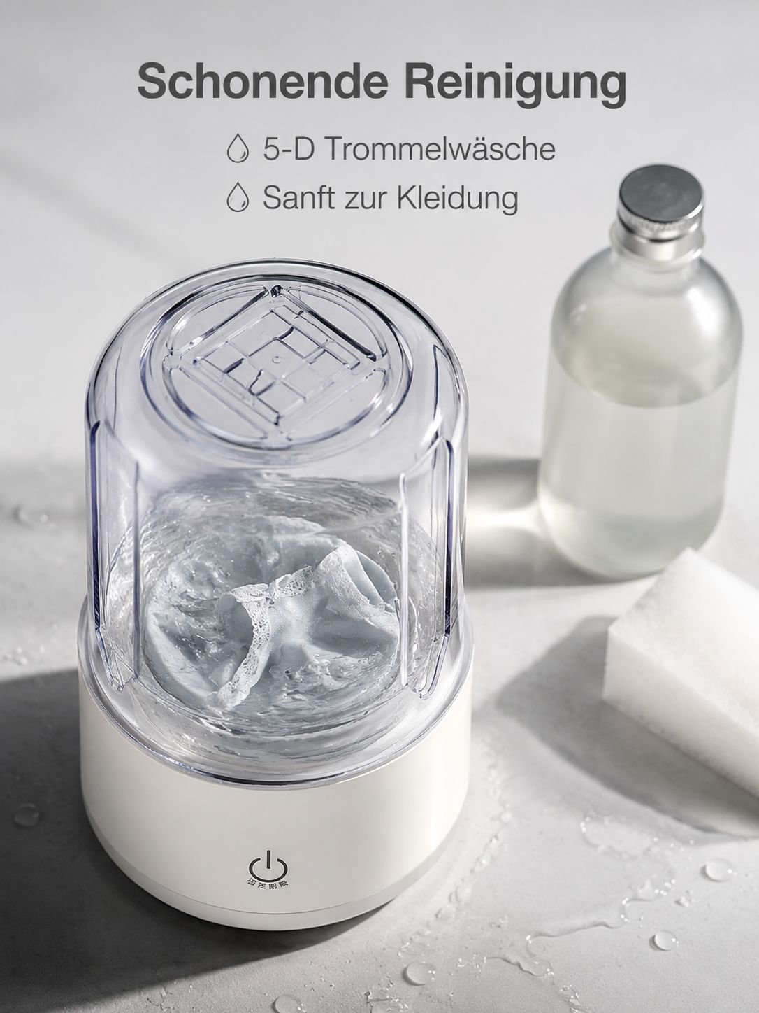 Tragbare wiederaufladbare Waschmaschine für Unterwäsche und Socken
