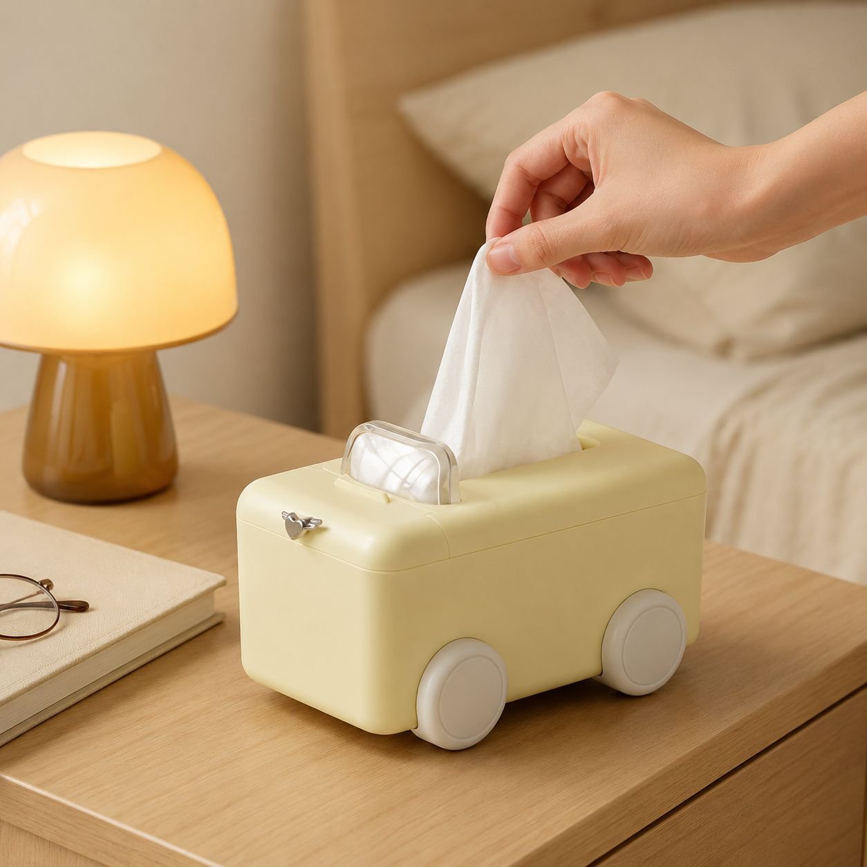 Multifunctional Tissue Box Desktop Storage Home Decor
