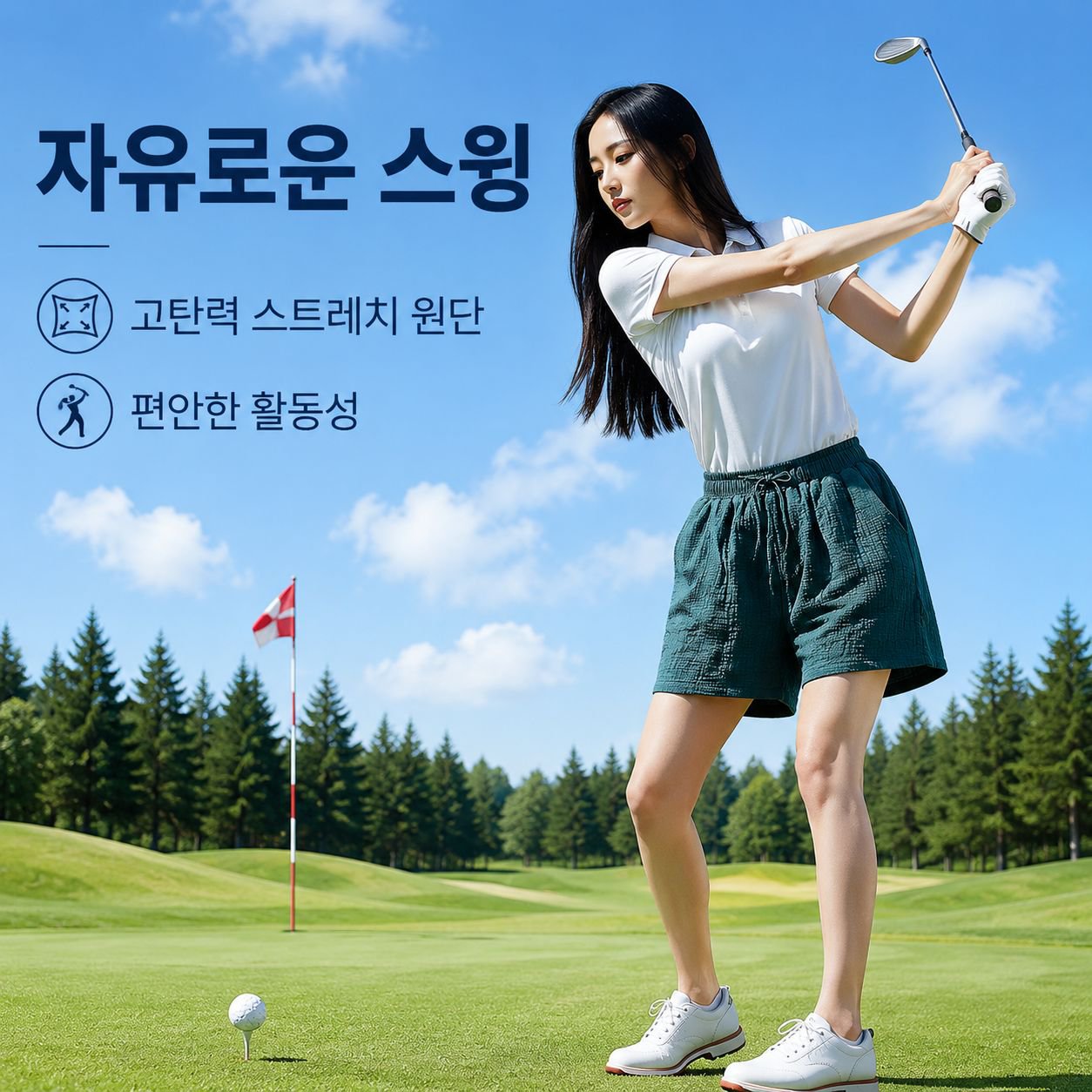 봄/여름 신상품: 문학적 스타일의 루즈핏 슬림핏 반바지 (면과 린넨 혼방)