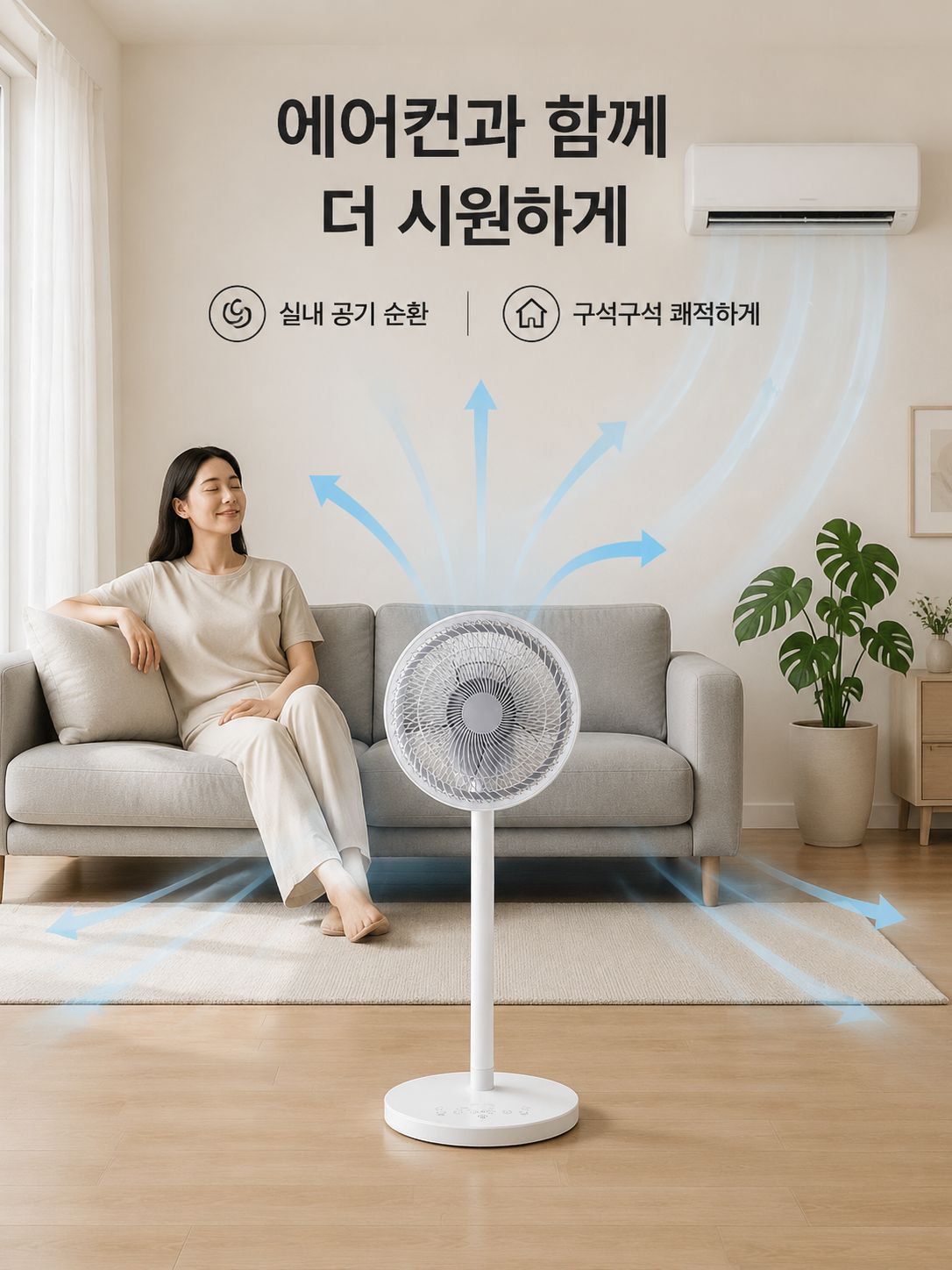 전동 스탠드 선풍기