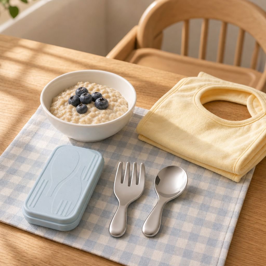 Short Handle Fork and Spoon Set