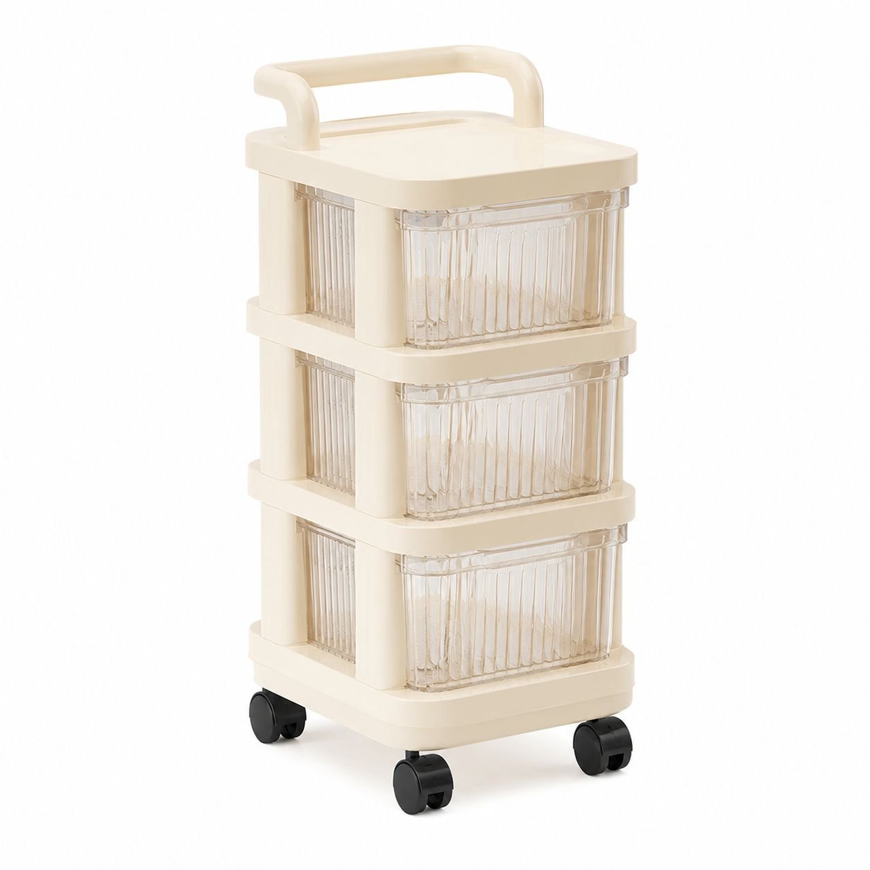 Transparent Drawer Storage Cabinet for Home
