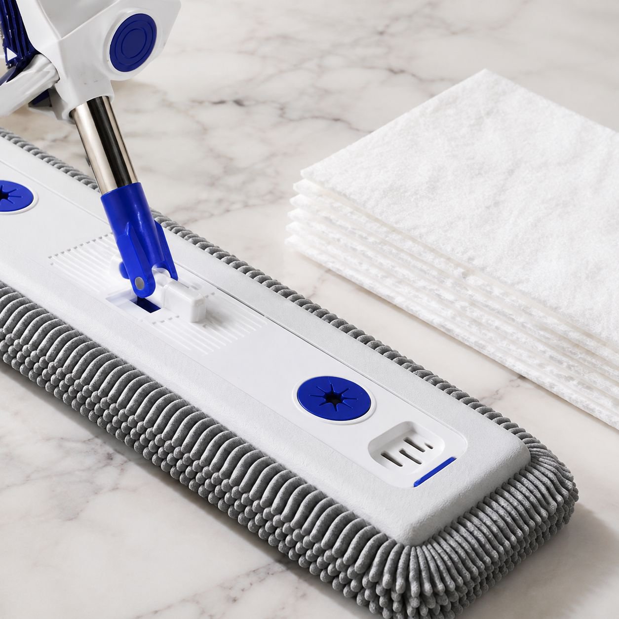 Mop easily reaching under furniture