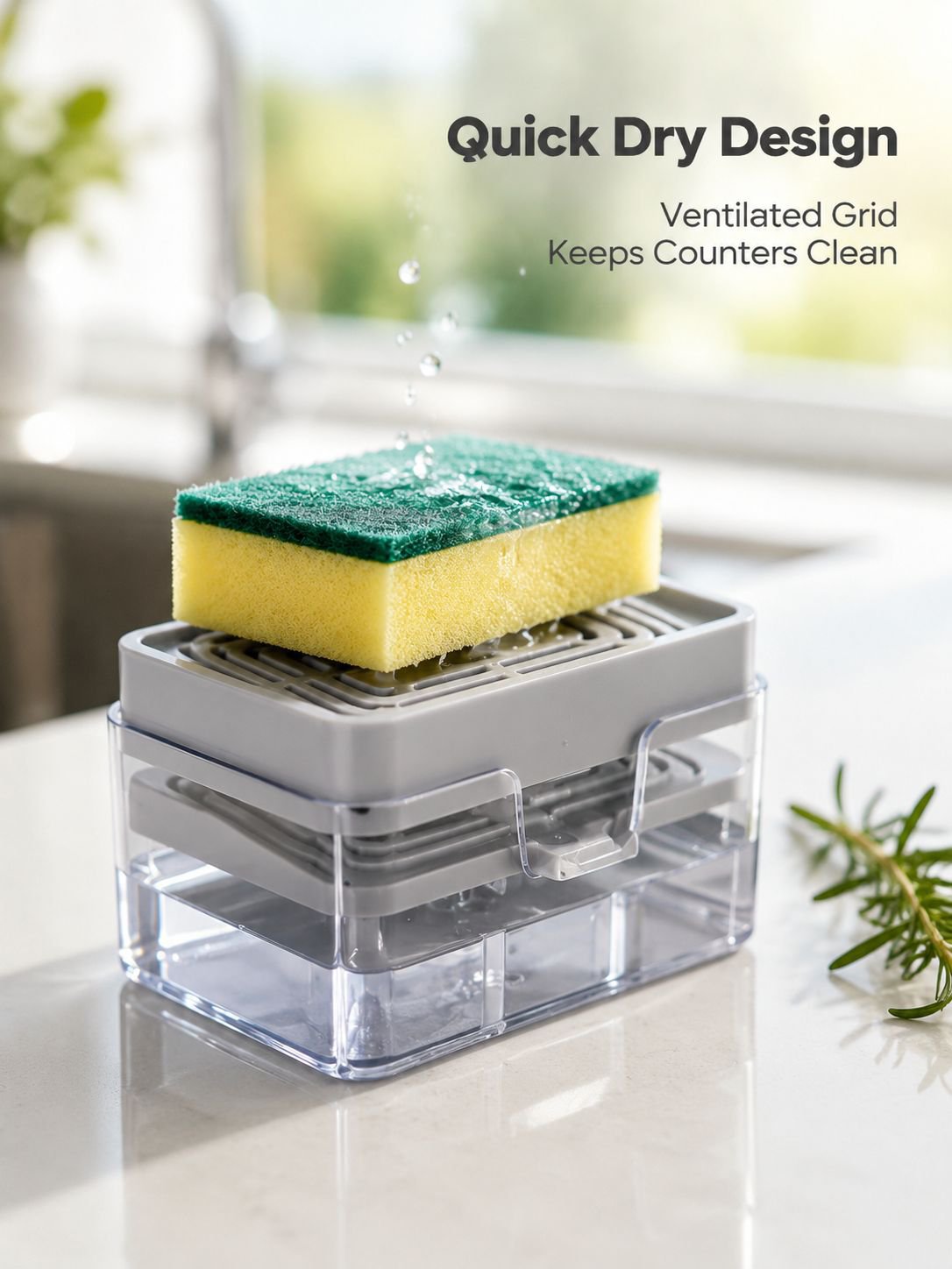 Creative press-type soap dispenser for cleaning, dishwashing, and pot scrubbing – an automatic soap 