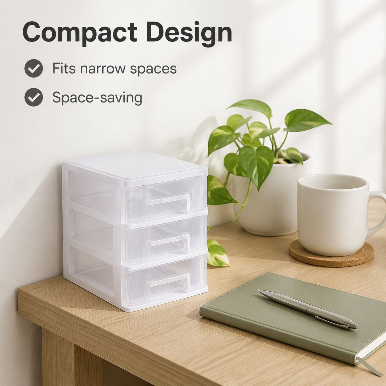 Transparent Desktop Storage Box