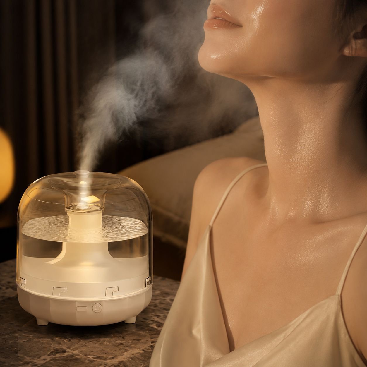 Compact atomizer for home air purification