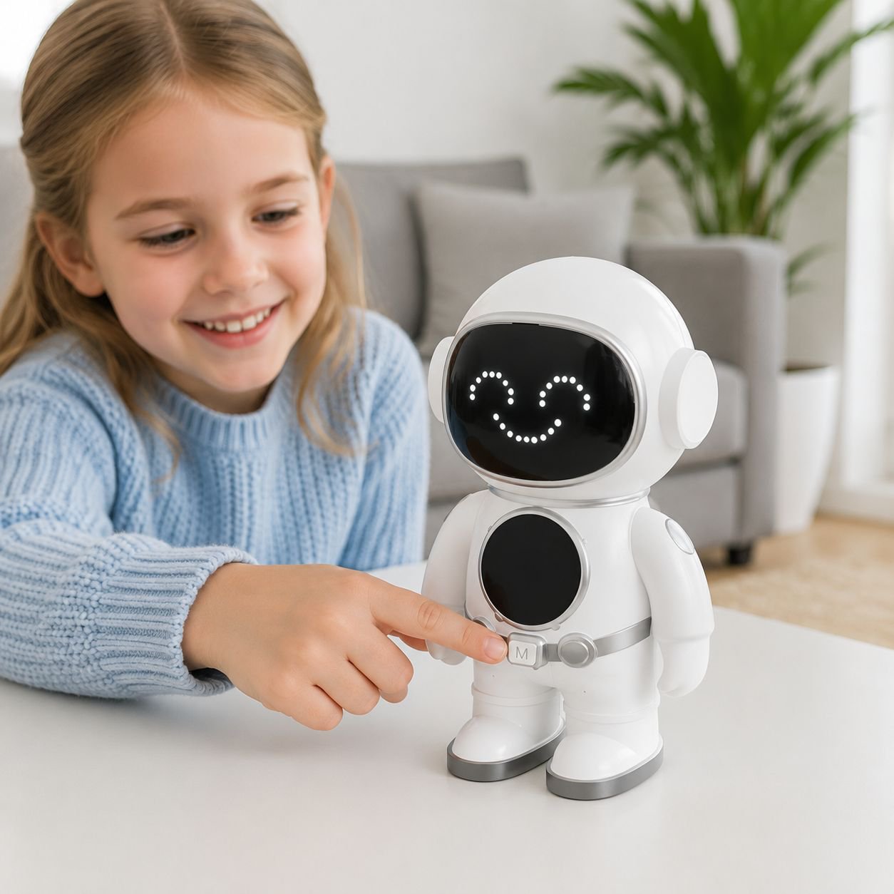 DeepSeek Doubao Smart AI Toy, Dialog-KI-Roboter, Chat-Begleiter, WLAN-Bluetooth-Lautsprecher, Lernma