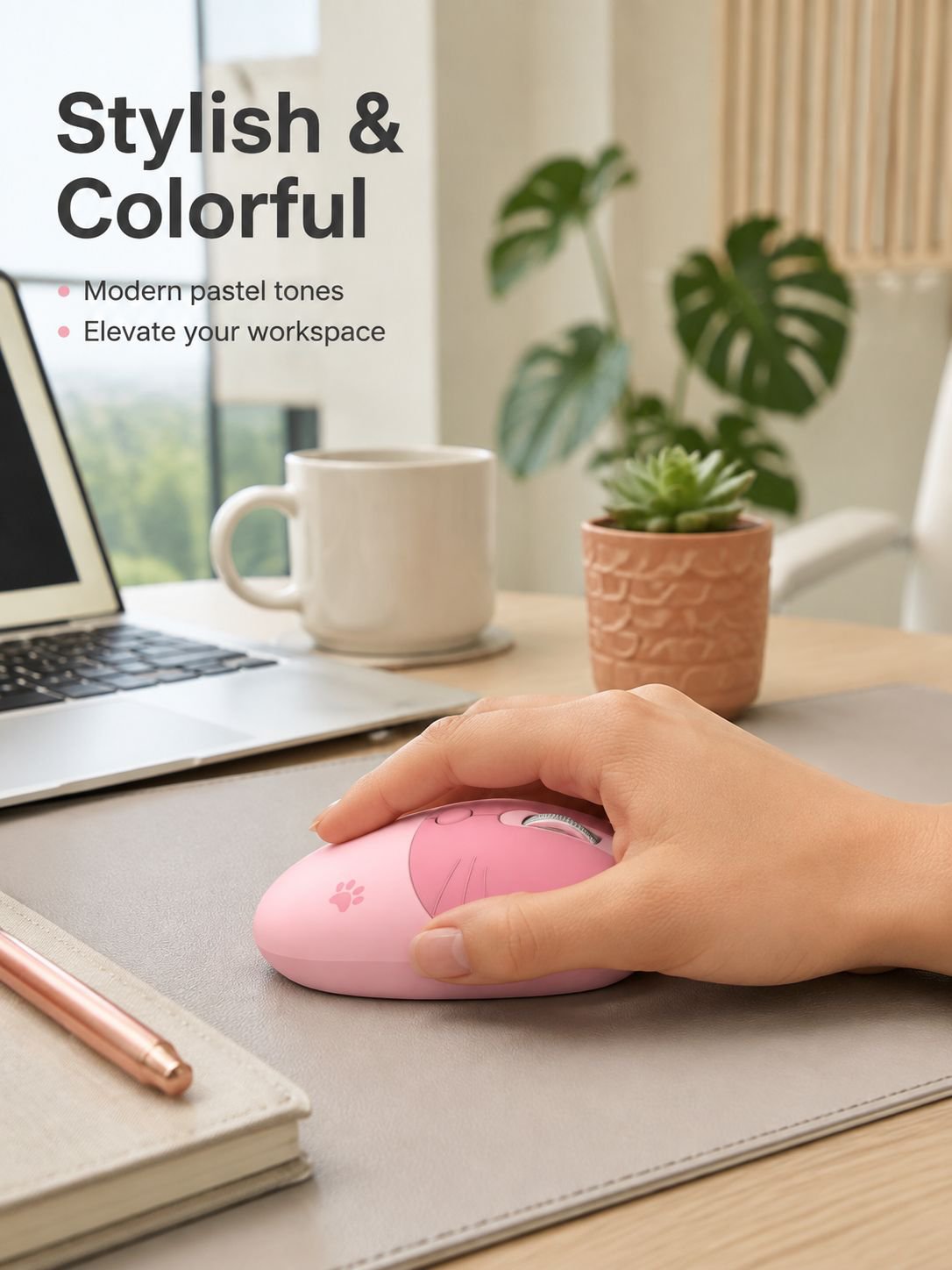 Wireless Mouse Girls Mouse Office Wireless Portable Cute