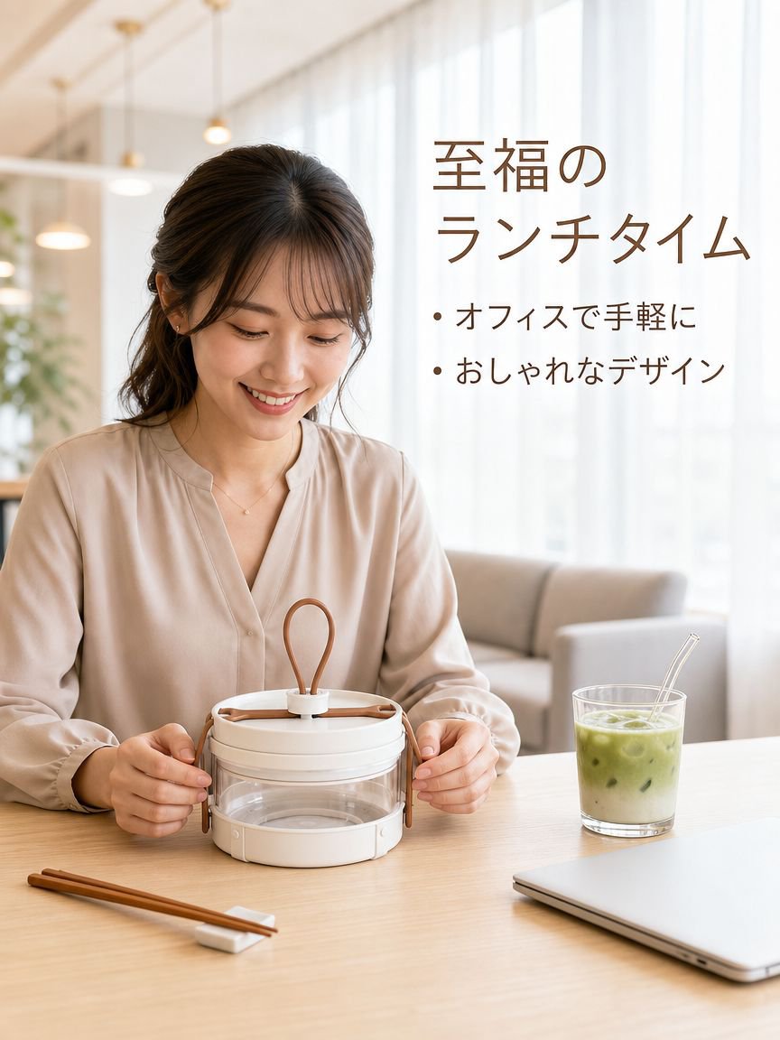 電子レンジ対応ガラス弁当箱