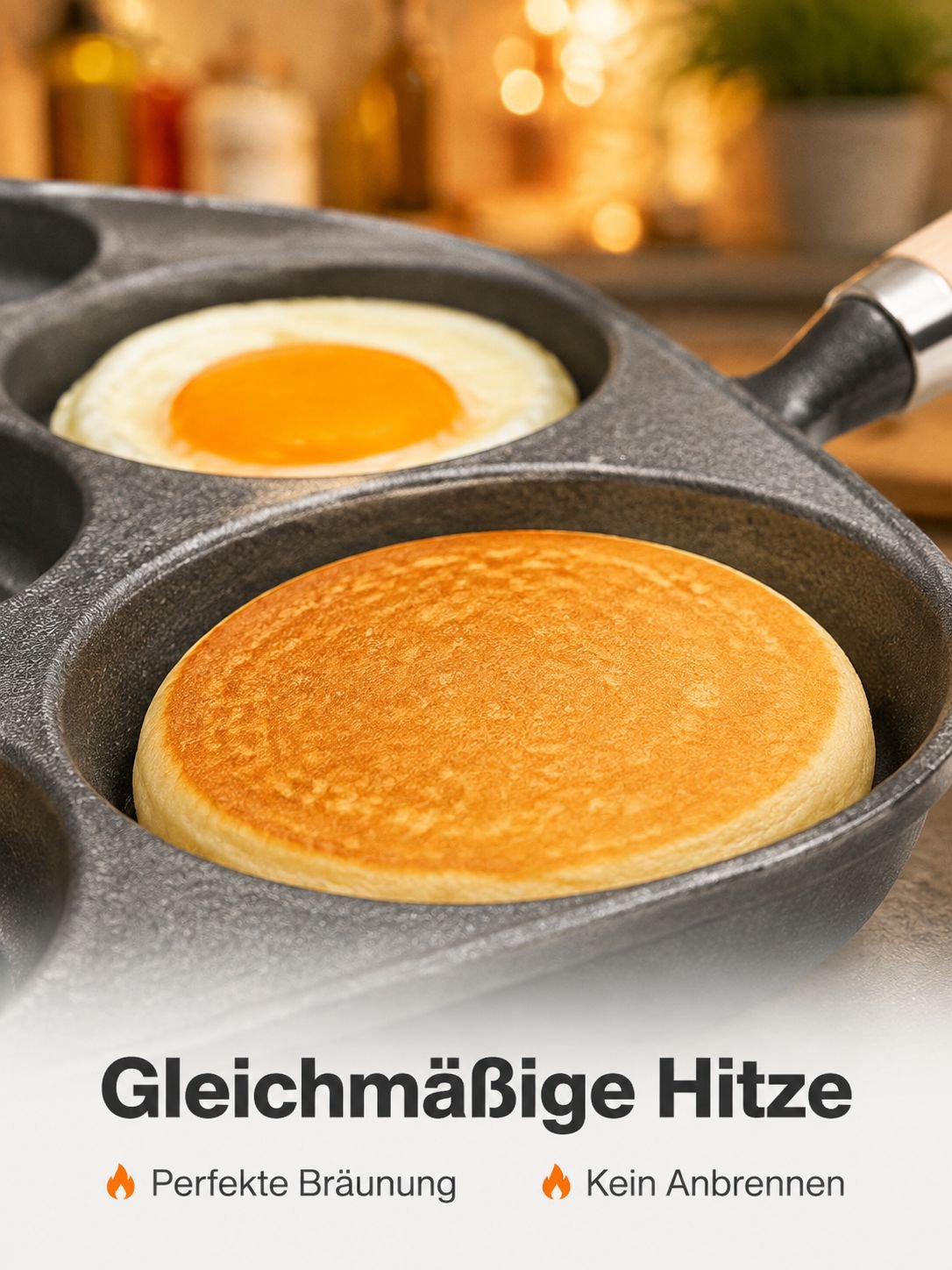 Bratpfanne mit Burger-Patties auf Herd