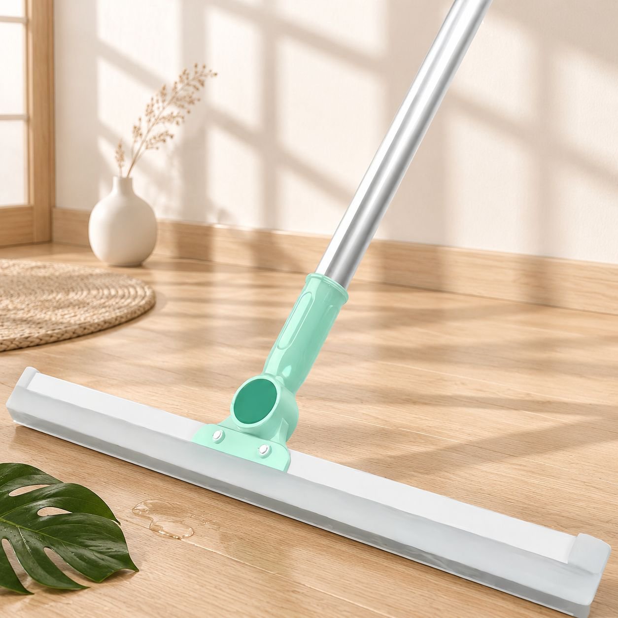 マジックほうきは水を掻いて床を拭くワイパーのシリカゲルスクレーパーを使って神器を掃くほうきを掃く