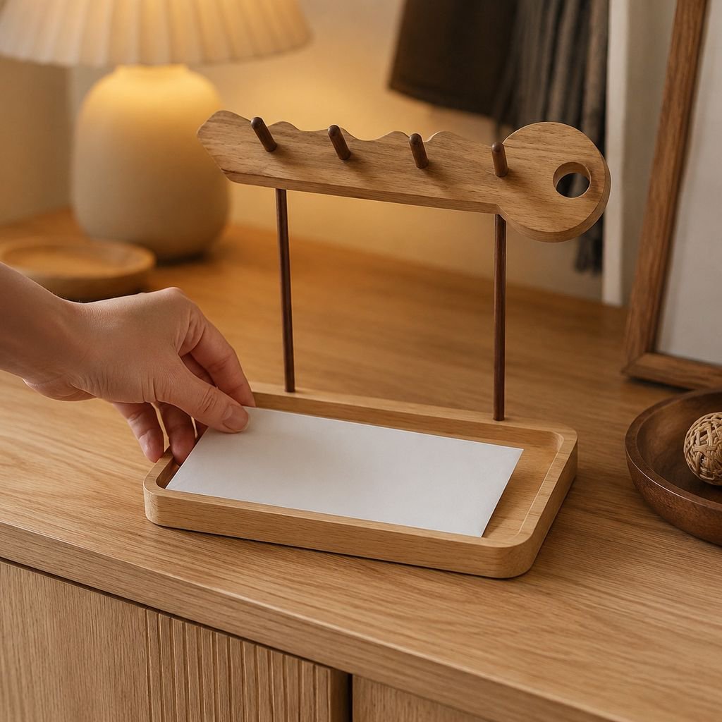 Door Key Storage Ornament Shelf