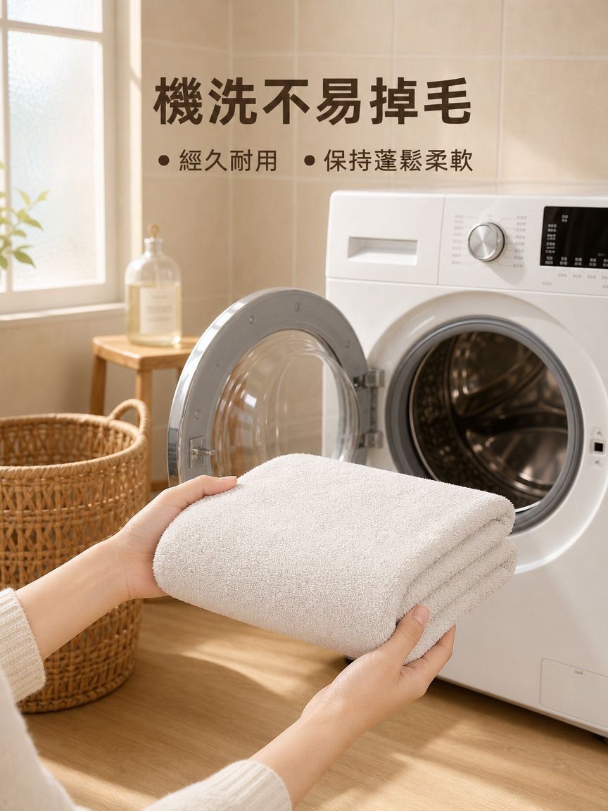 柔軟浴巾