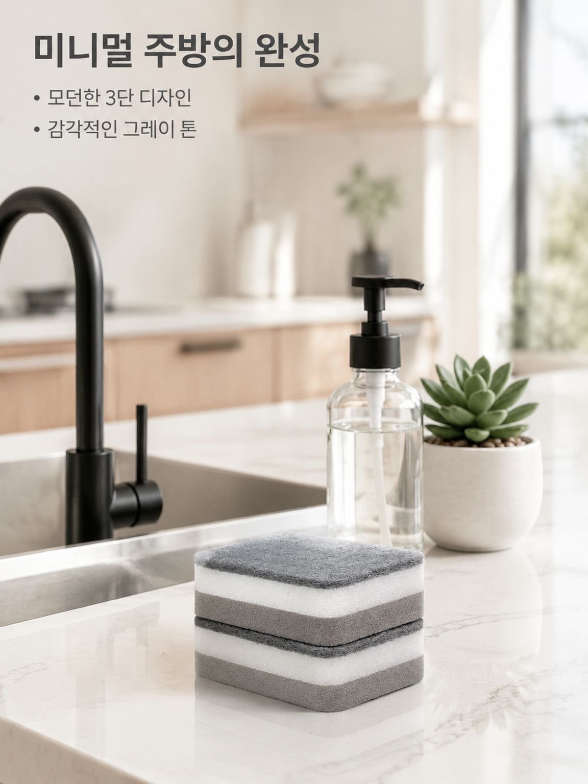 더블 두께 클렌징 스펀지 지우개