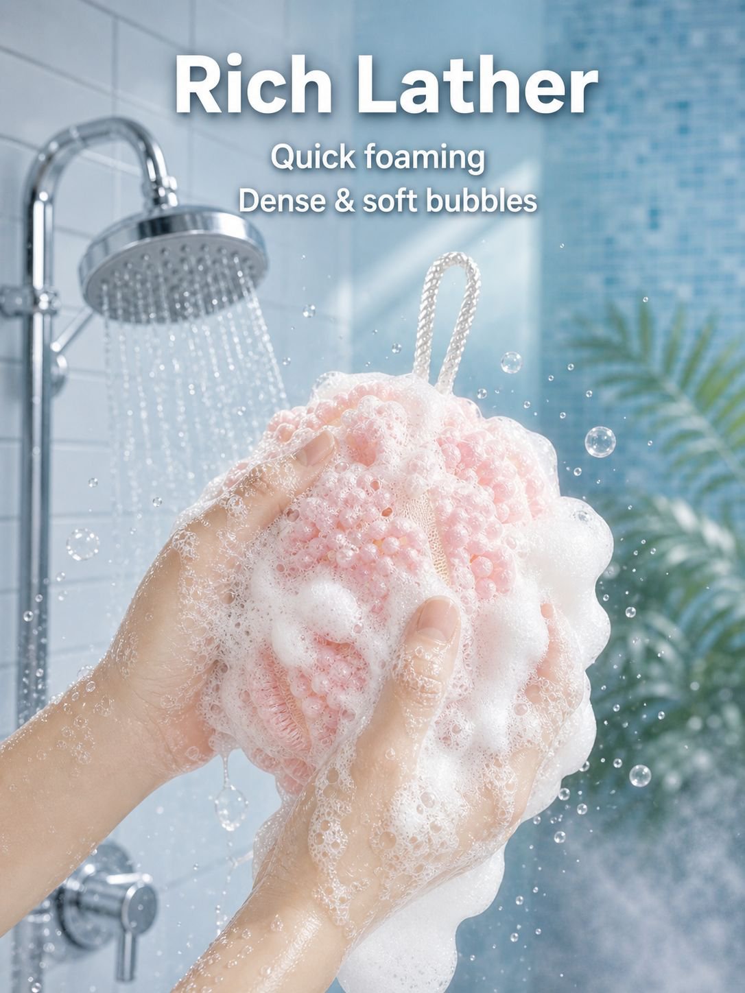 Soft Bathing Flower Ball