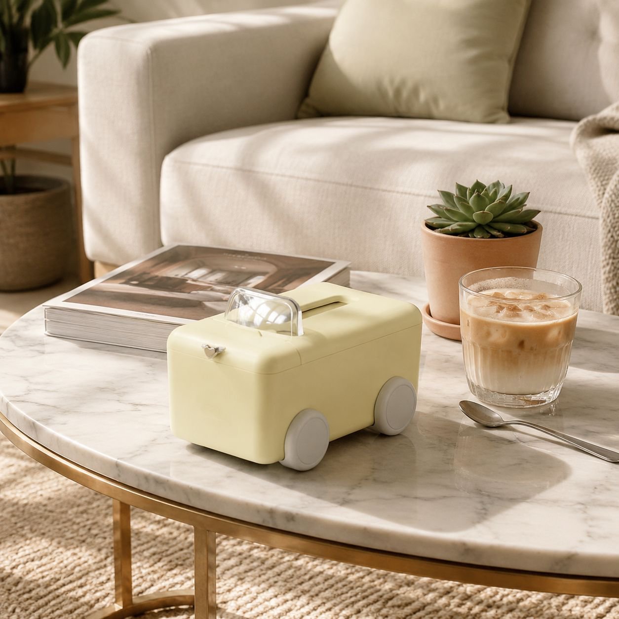 Multifunctional Tissue Box Desktop Storage Home Decor