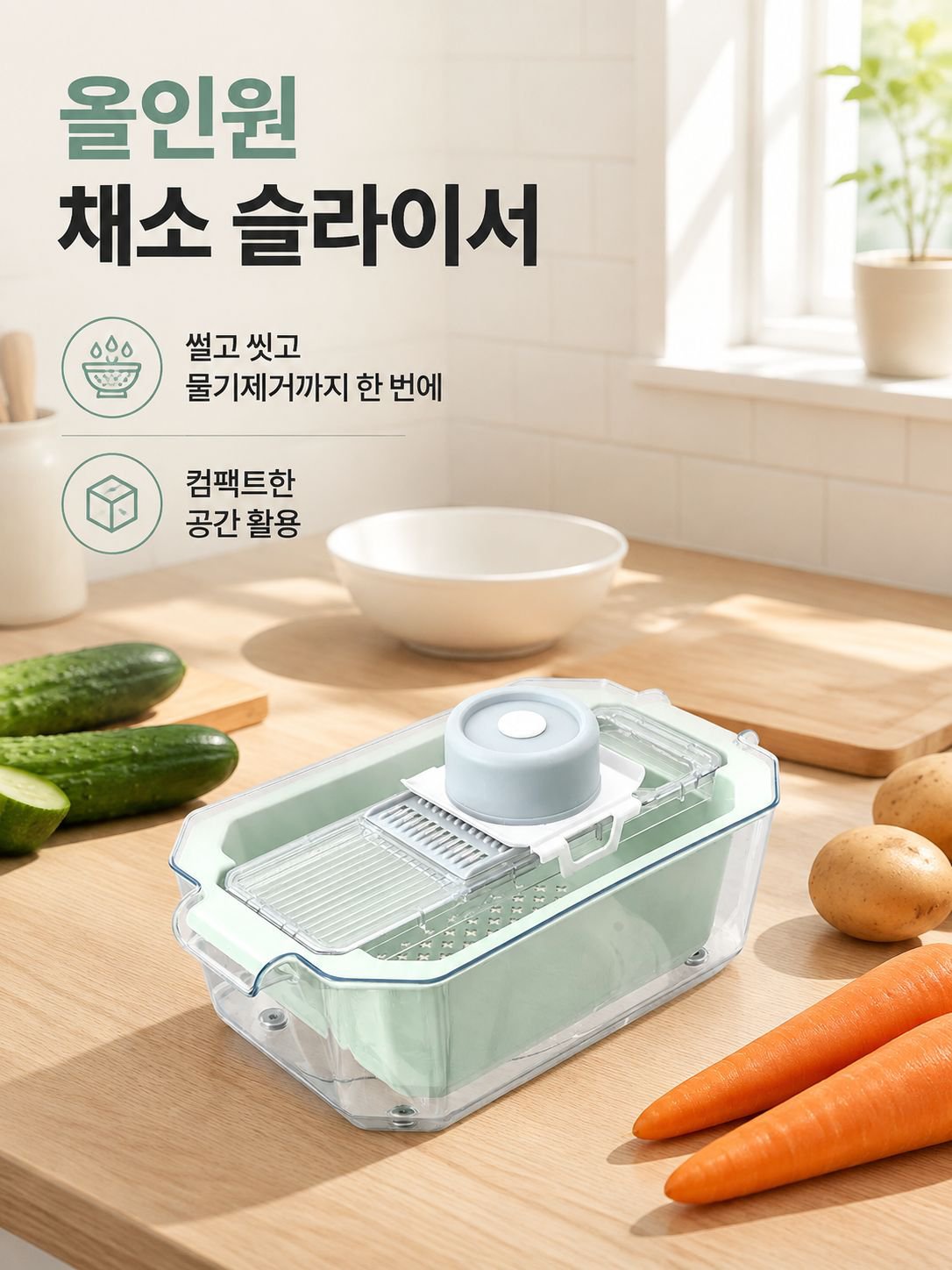 다기능 과일 절편기 식칼