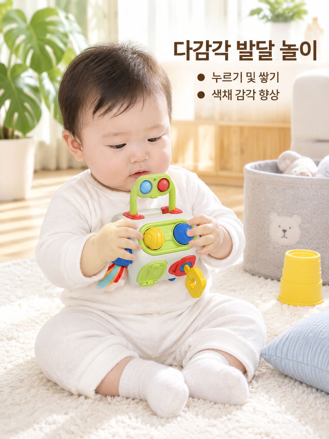 베이비 팔각형 다기능 발달 볼