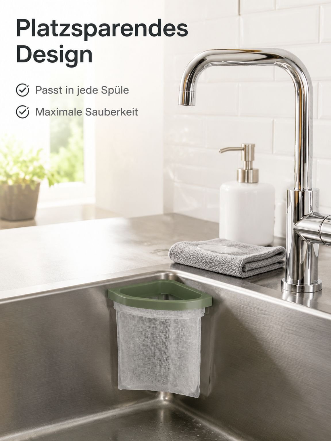 Spülbecken-Abflussfilter, Küchenabfluss-Sieb