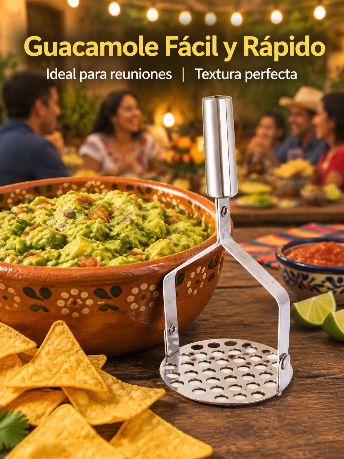 Herramienta multifuncional para triturar patatas y ajo