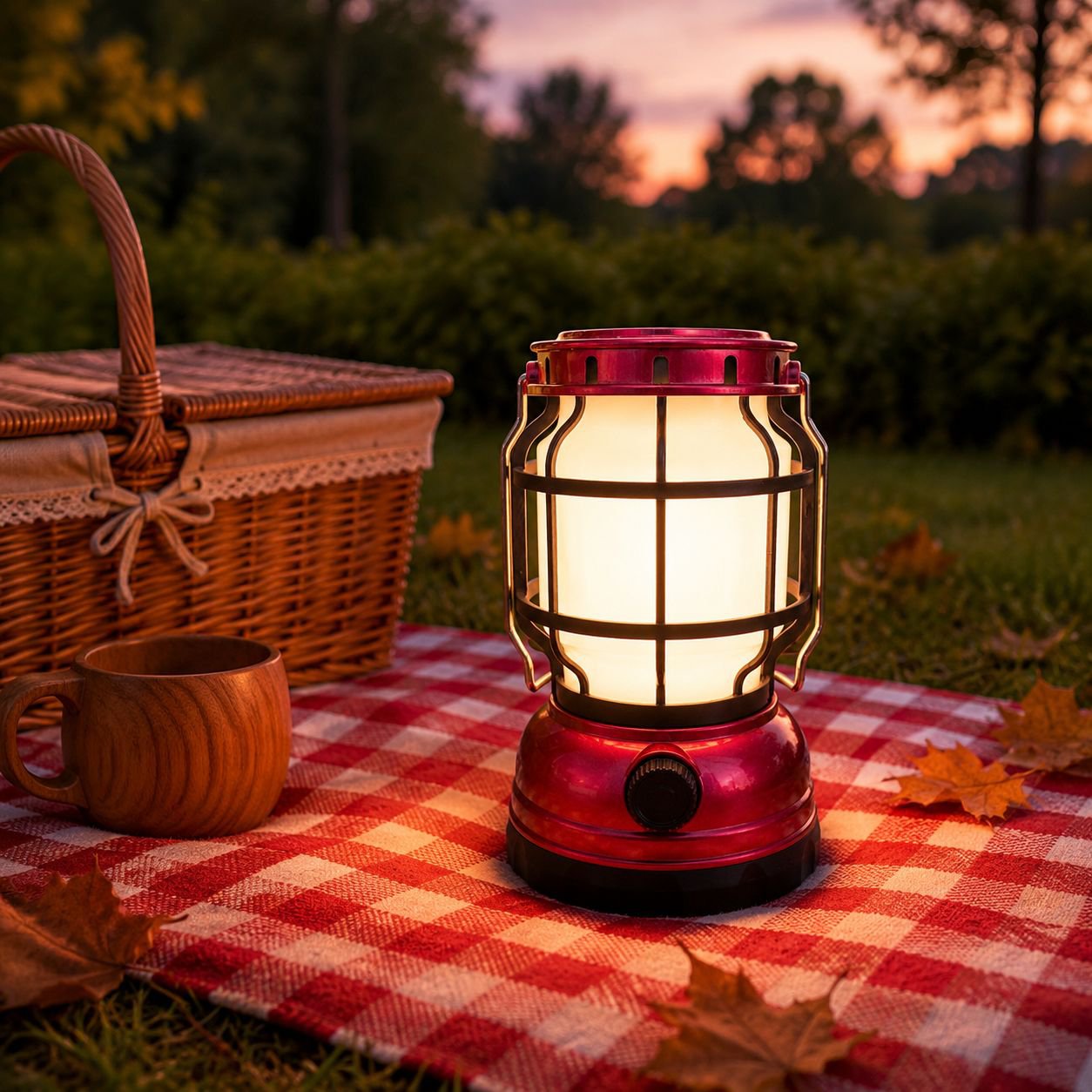 Multifunctional LED Camping Light with Solar Charging Feature