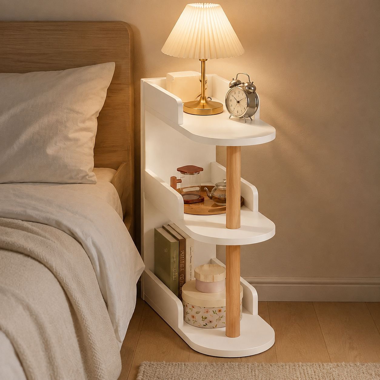 Gap Storage Bookshelf Bedside Table Sofa Side Organizer