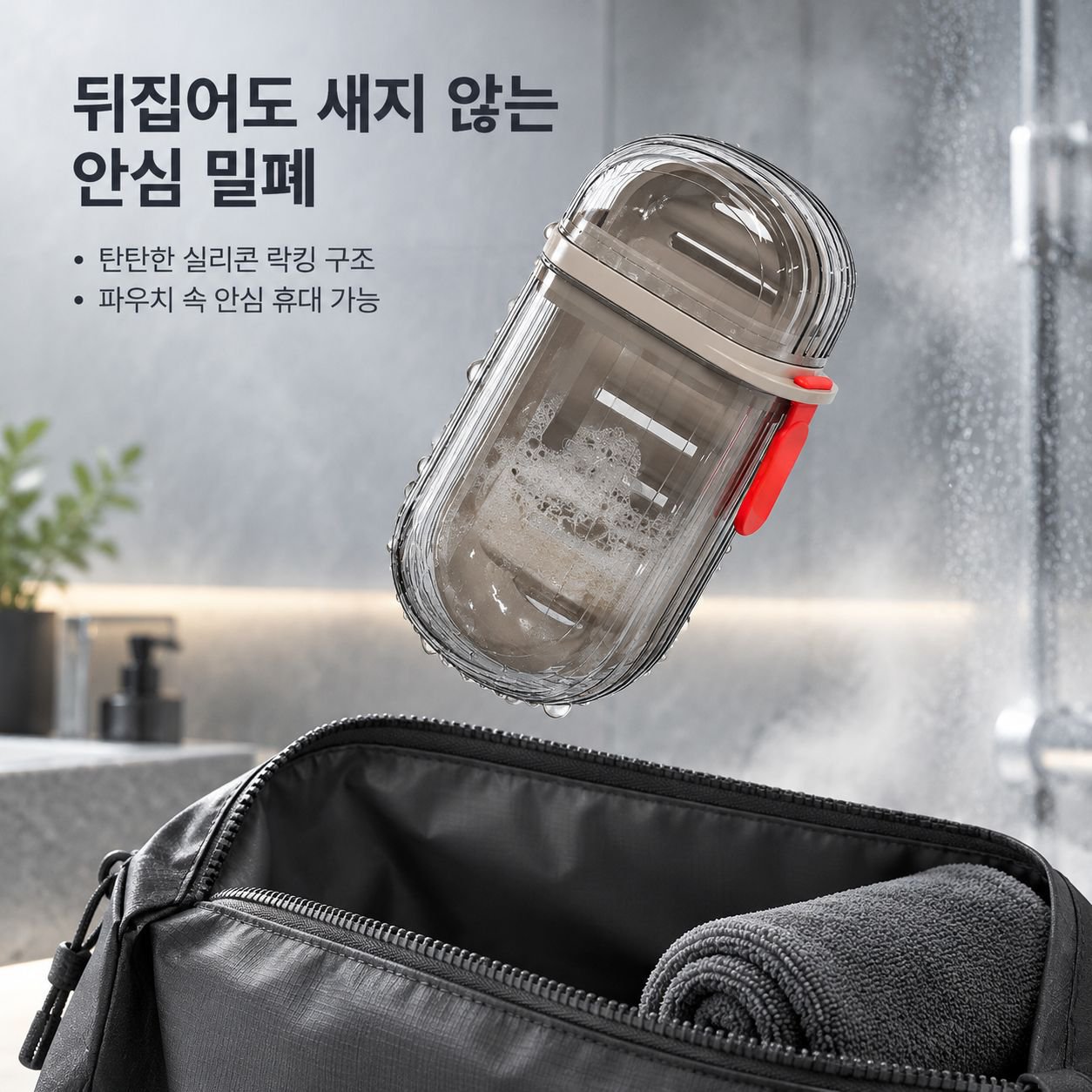 여행용 휴대용 비누케이스 물빠짐 뚜껑형 비누받침대 방수 수납 비누곽