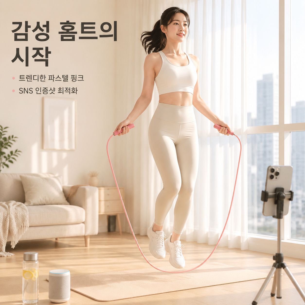 긴 로프 무게 부하 피트니스 줄넘기 전문 경기 스포츠 용품