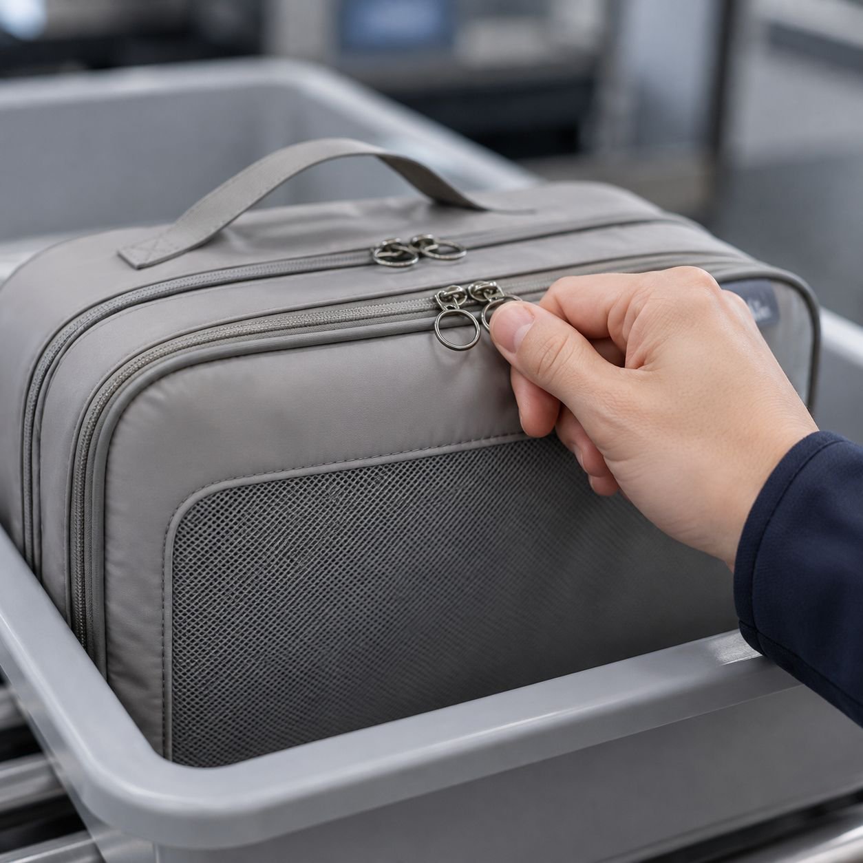 Foldable shoe bag with three individual compartments