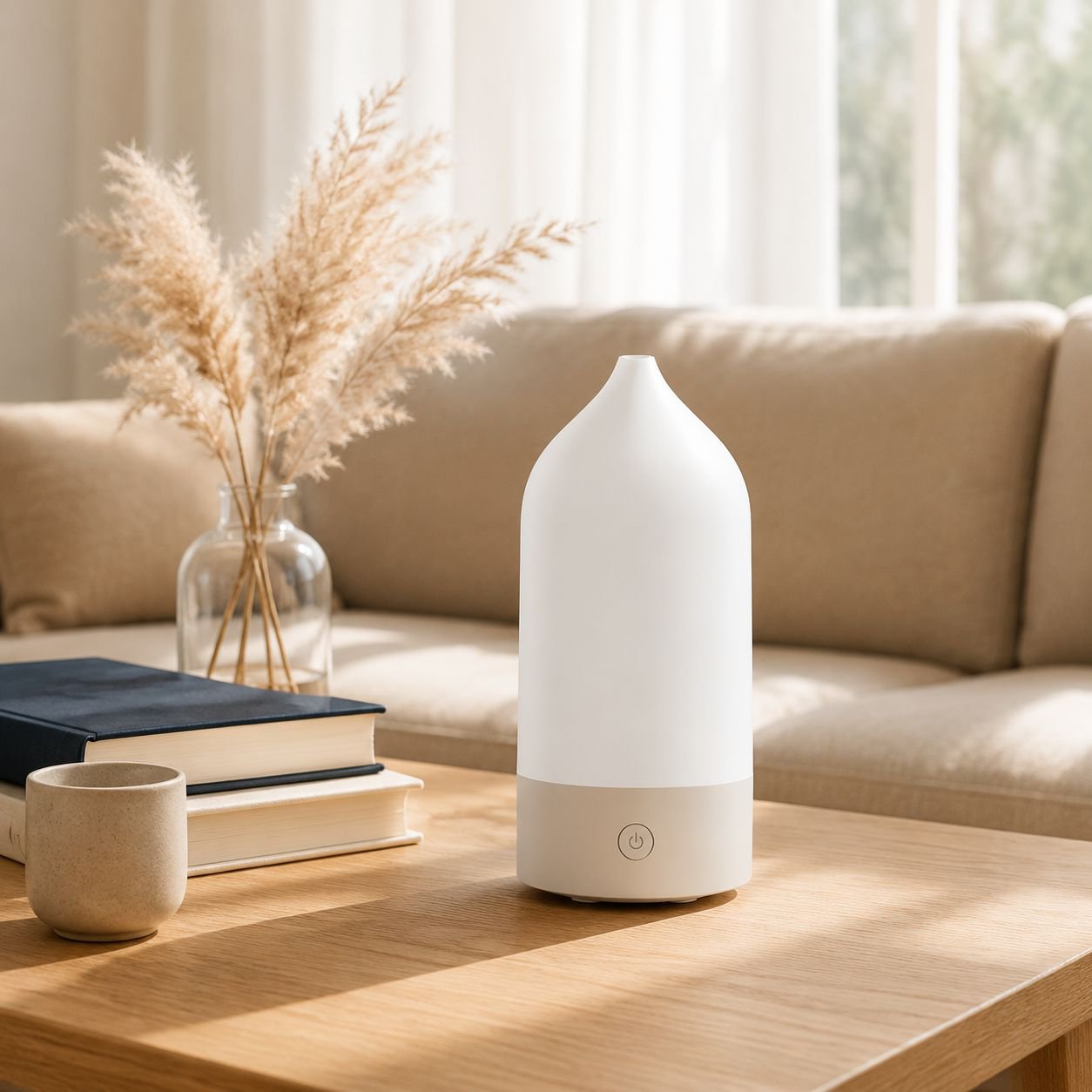 Colorful Vase-Shaped Essential Oil Diffuser and Atmosphere Lamp for Bedroom