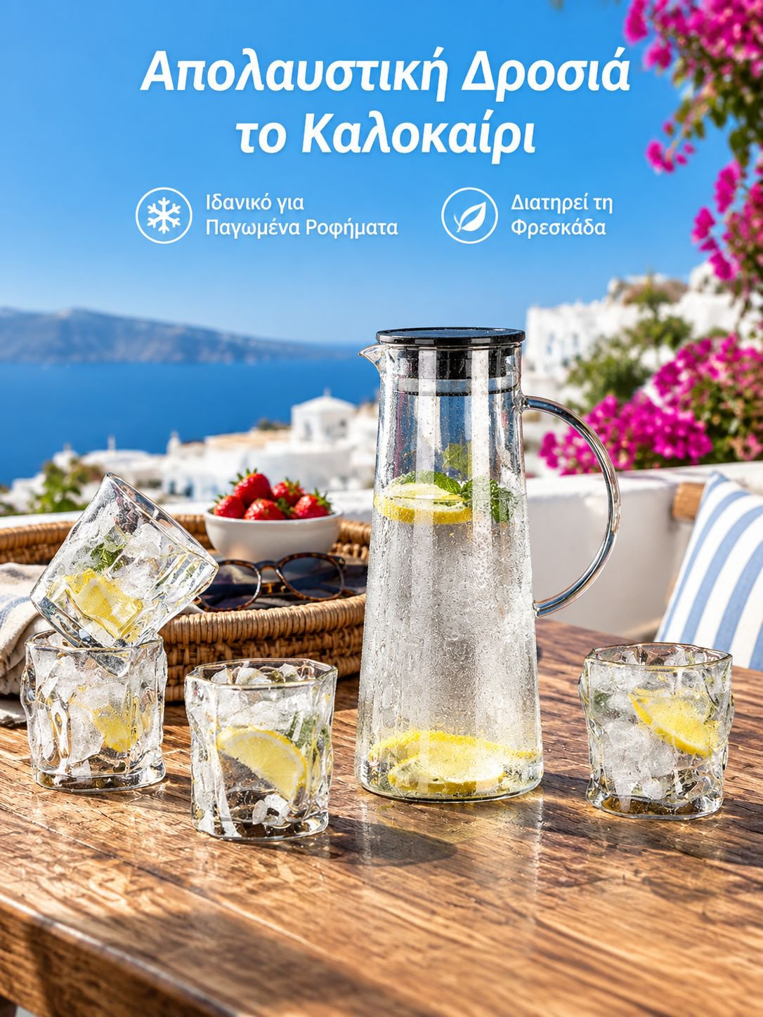 Οικιακό ποτήρι από βοριοπυριτικό γυαλί
