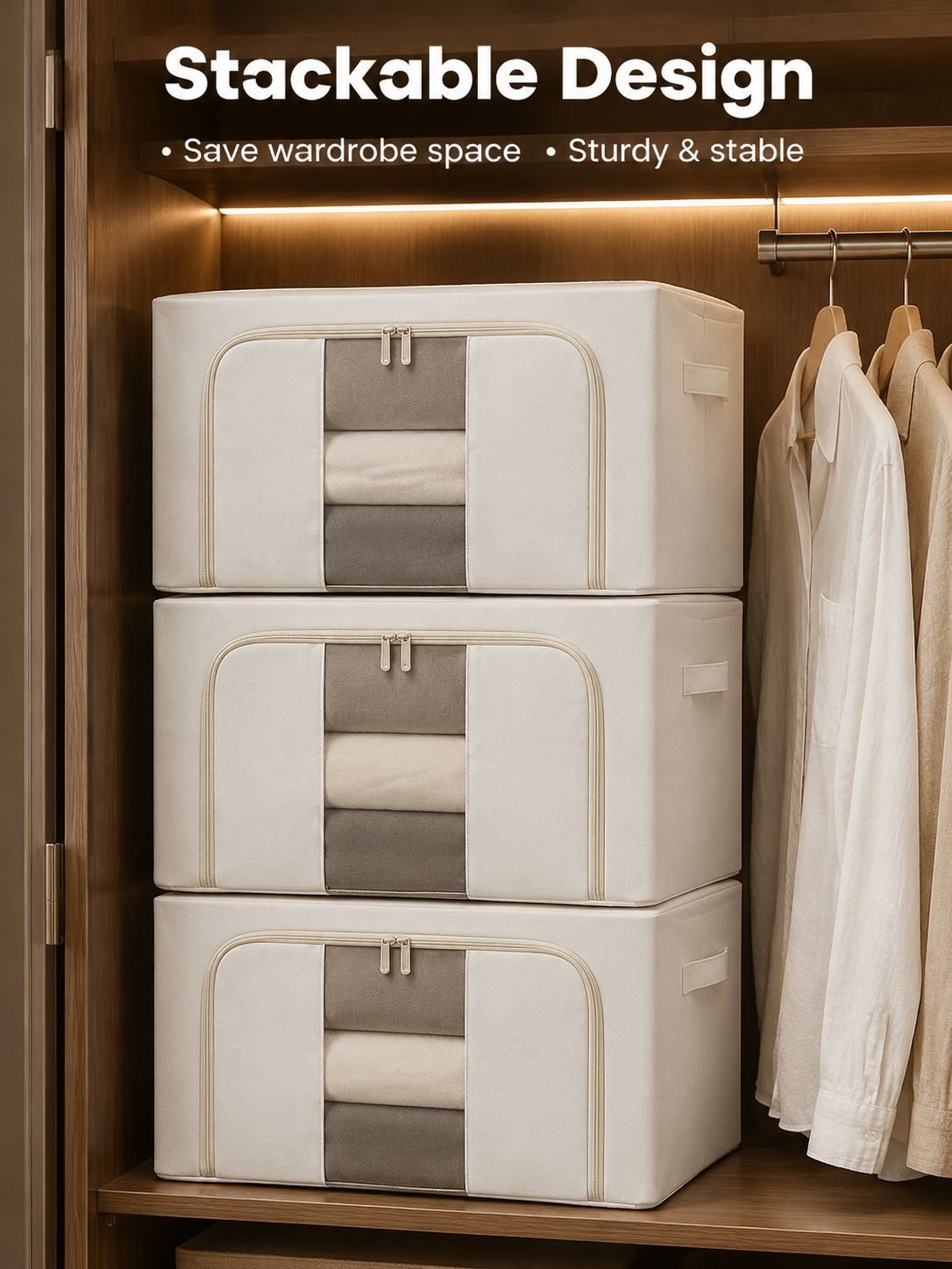 Visual linen storage box