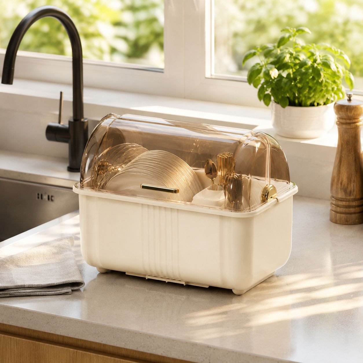 JMY-Kitchen Aufbewahrungsbox für Geschirr
