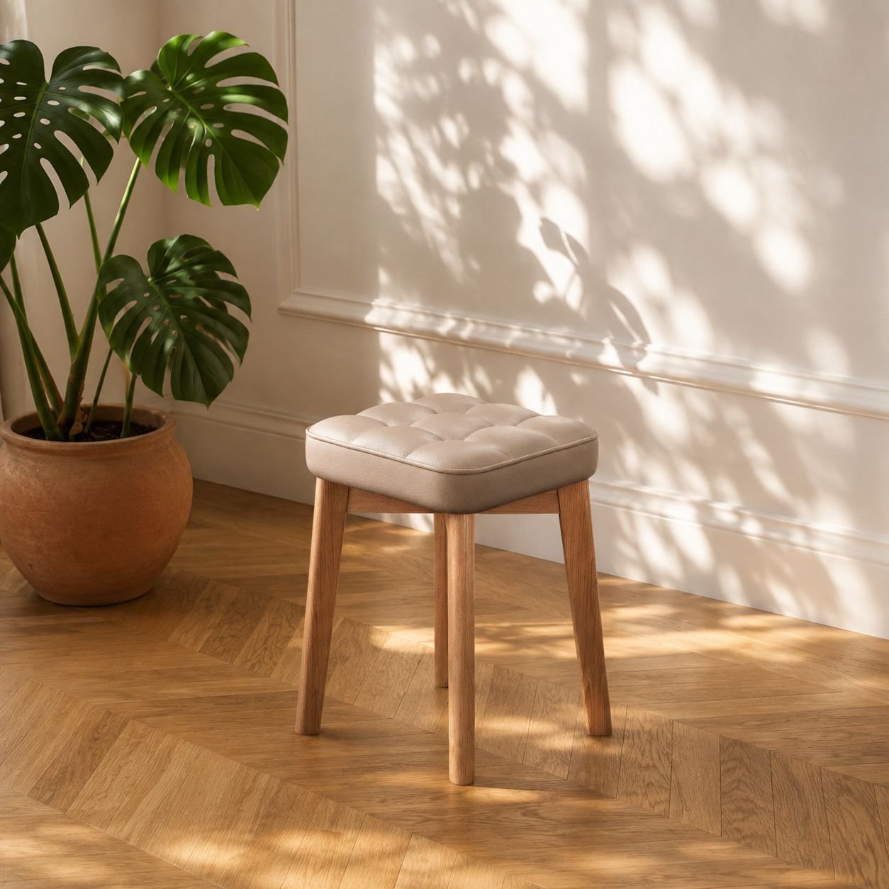 Chaise de salle à manger en bois massif style chinois