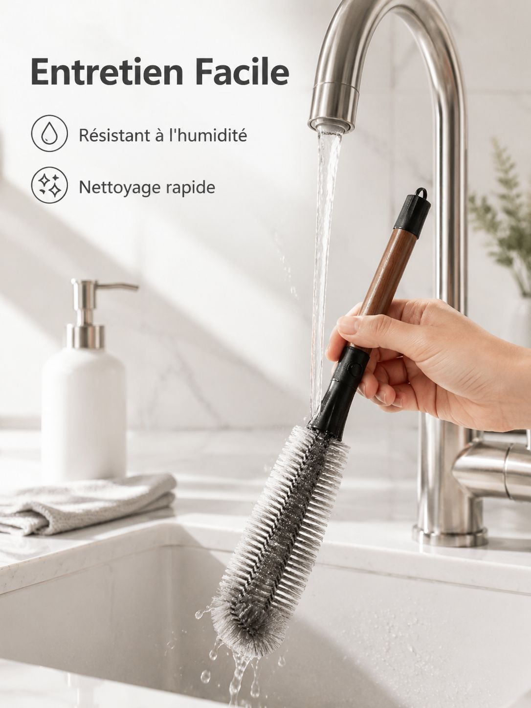 Brosse de nettoyage multifonction