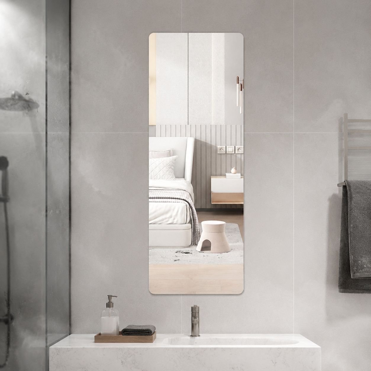 Dressing Mirror Self-Adhesive HD Fullbody Sticker
