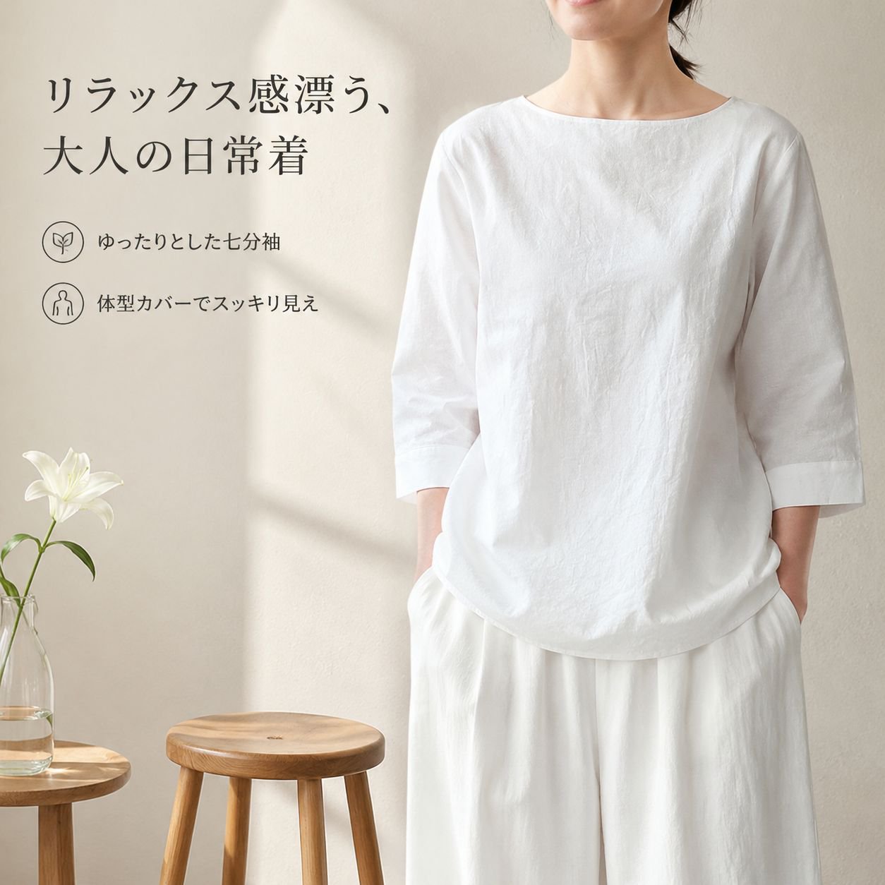カジュアル綿麻トップス レディース 夏 おしゃれブラウス
