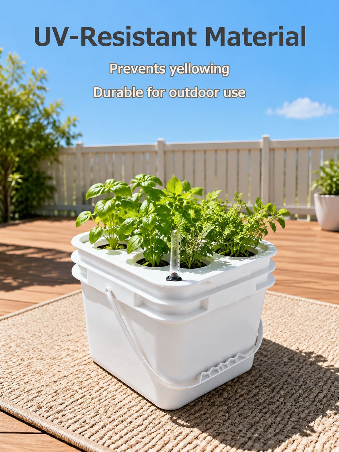 Compact hydroponic kit for space-saving gardening
