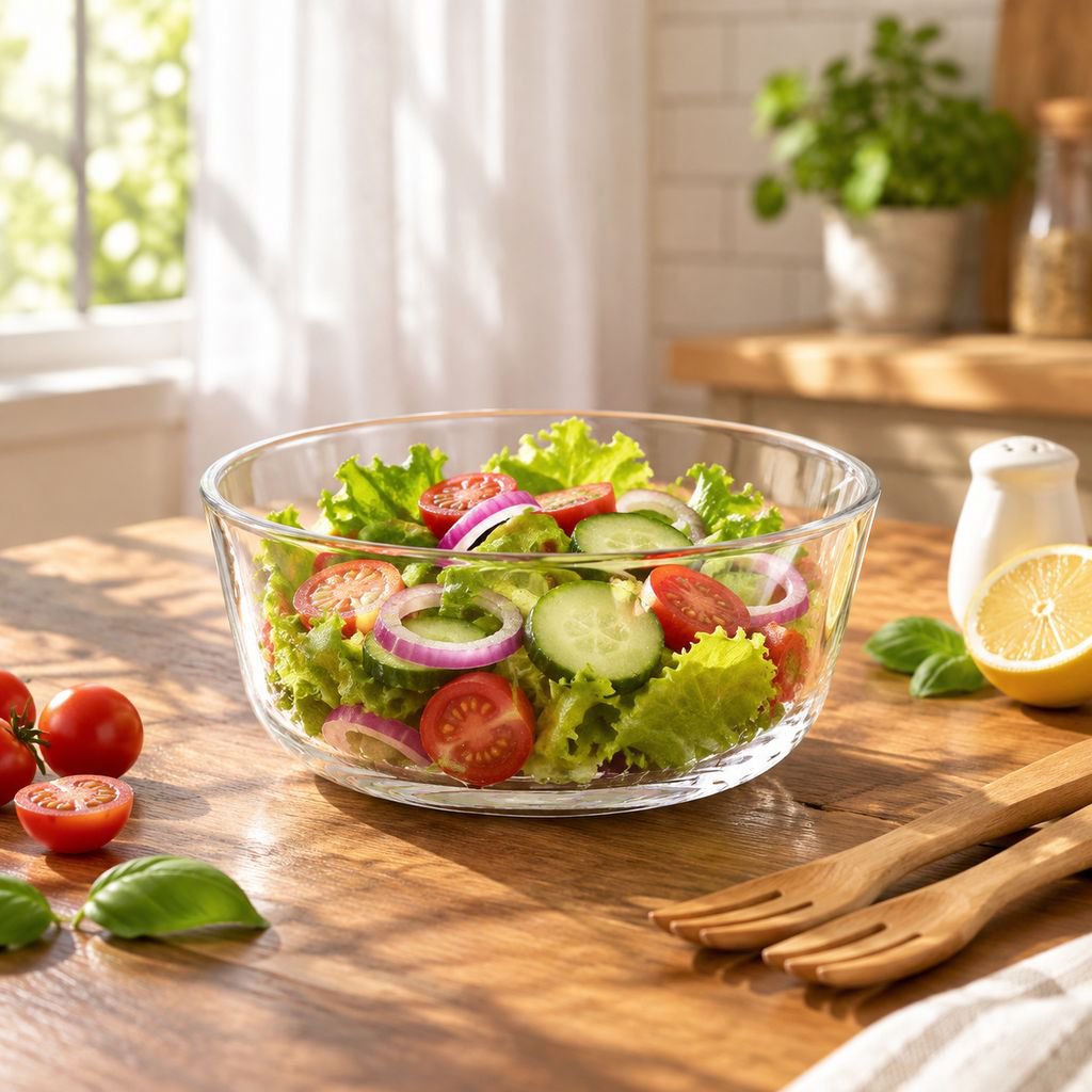 Transparent fruit salad bowl, rice bowl, thickened glass instant noodle bowl, soup bowl, heat-resist
