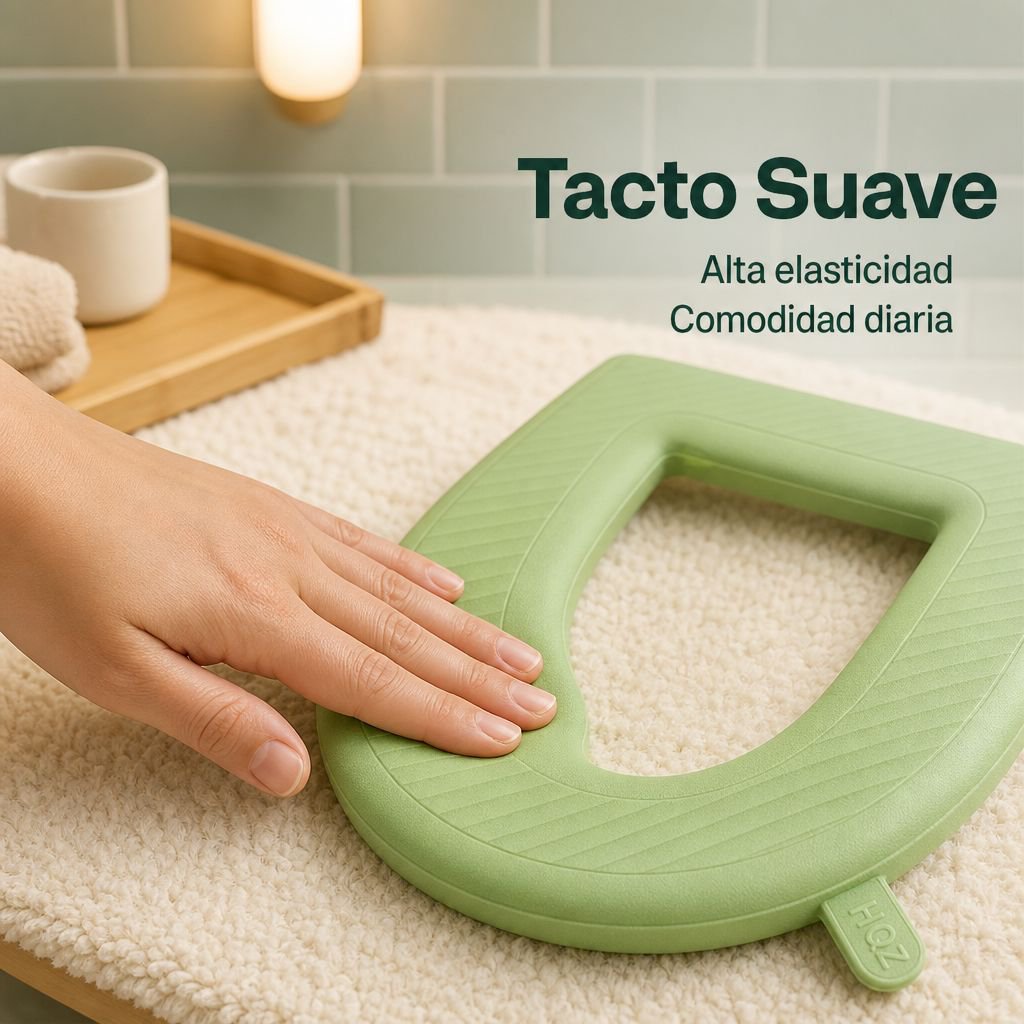 Cubierta de inodoro impermeable de silicona para uso doméstico, universal para todas las estaciones