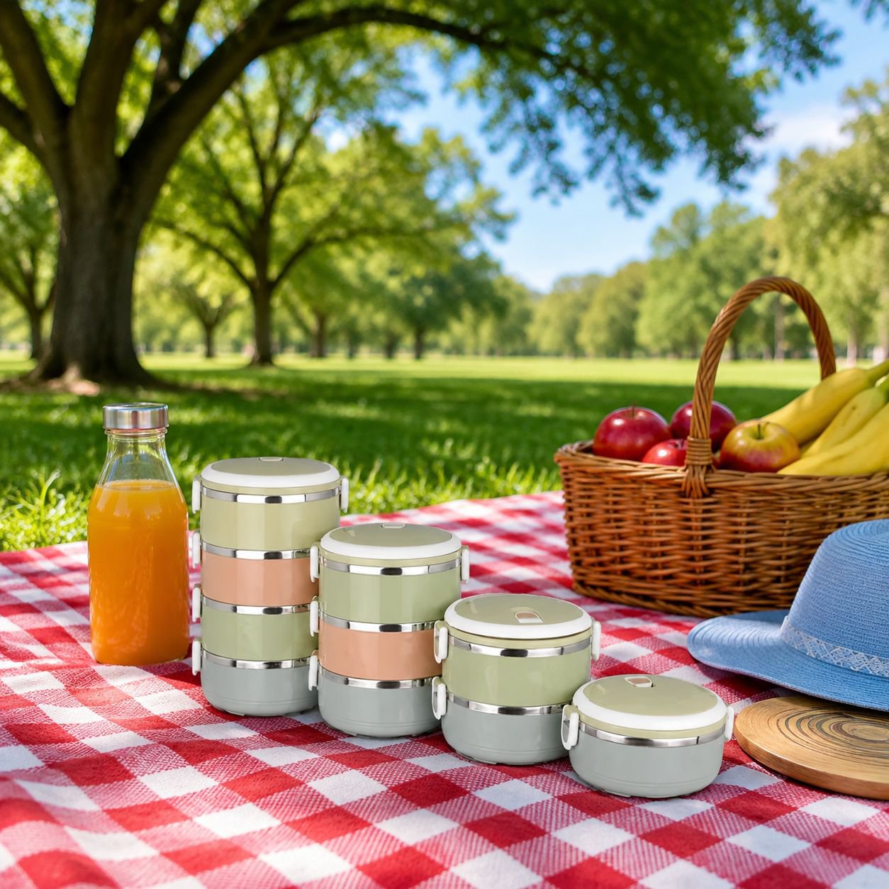 Compact and lightweight lunch box for kids