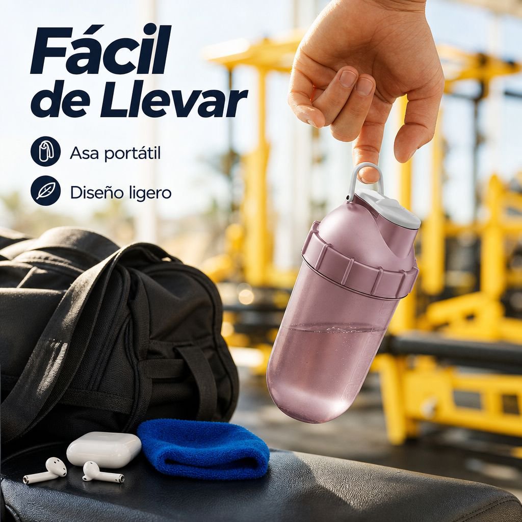 Vaso mezclador de proteína en polvo Shake Fitness
