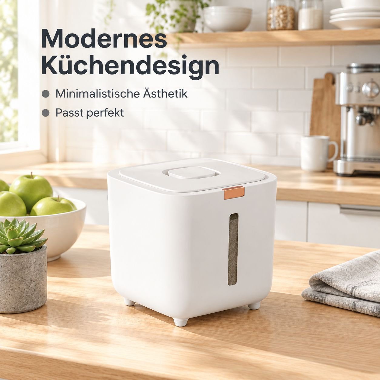 Luftdichter Reisbehälter Lebensmittelqualität Reisbox Vorratsdose für Mehl Küche